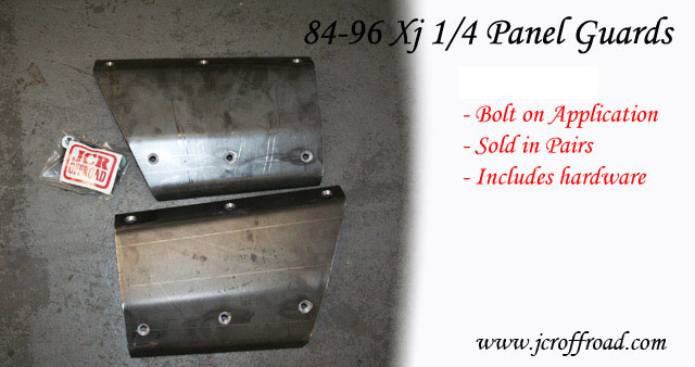 XJ Rear Lower 1/4 Panel Armor (96 & Down)