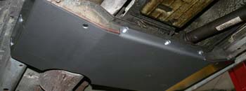 XJ Transfer Case Skid Plate