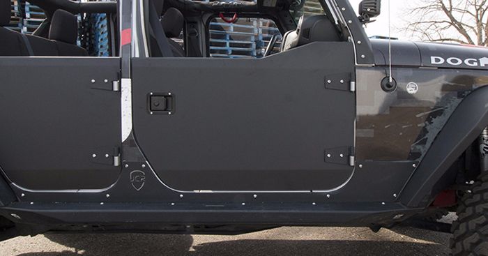 JcrOffroad: JK Half Doors, Front, Crusader Trail Doors