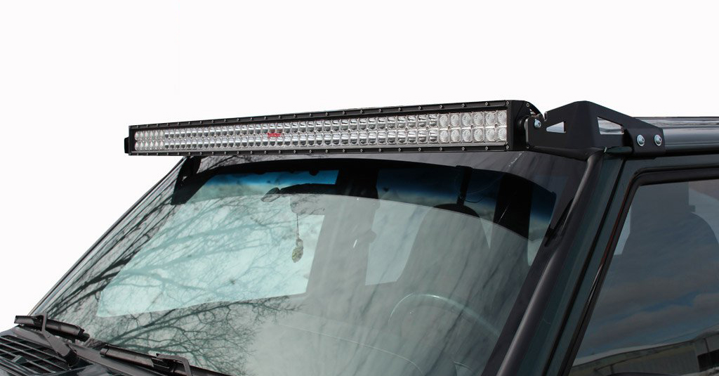 thumbnail image 2 of Lower Windshield A-Pillar LED Light Mounts For Jeep Cherokee XJ (84-01) & Comanche MJ (86-92) 2 of 2