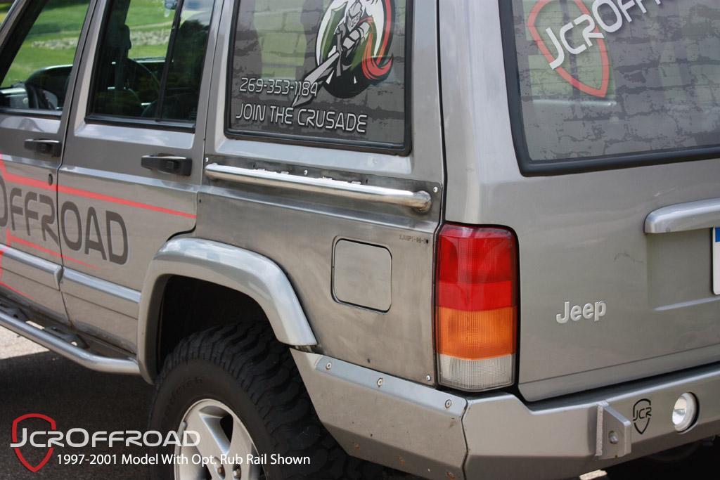 XJ Upper Quarter Panel Armor | Rub Rail | Jeep Cherokee (84-01)