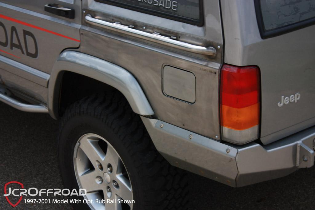 XJ Upper Quarter Panel Armor | Rub Rail | Jeep Cherokee (84-01)