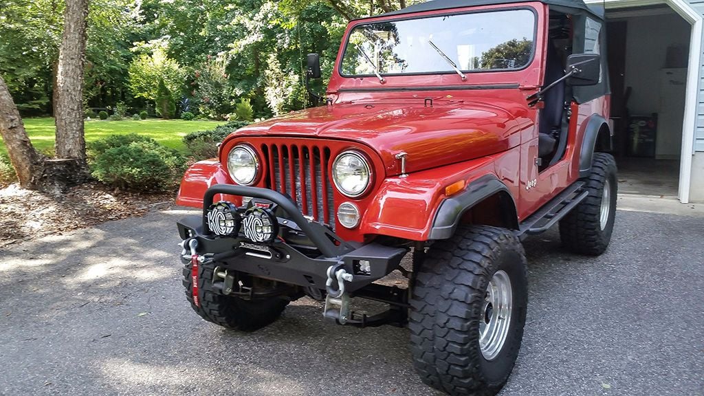 JcrOffroad Wrangler Front Bumper Crusader MidWidth Jeep TJ/LJ/YJ/CJ7 (7606)