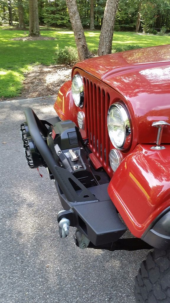 JcrOffroad Wrangler Front Bumper Crusader MidWidth Jeep TJ/LJ/YJ
