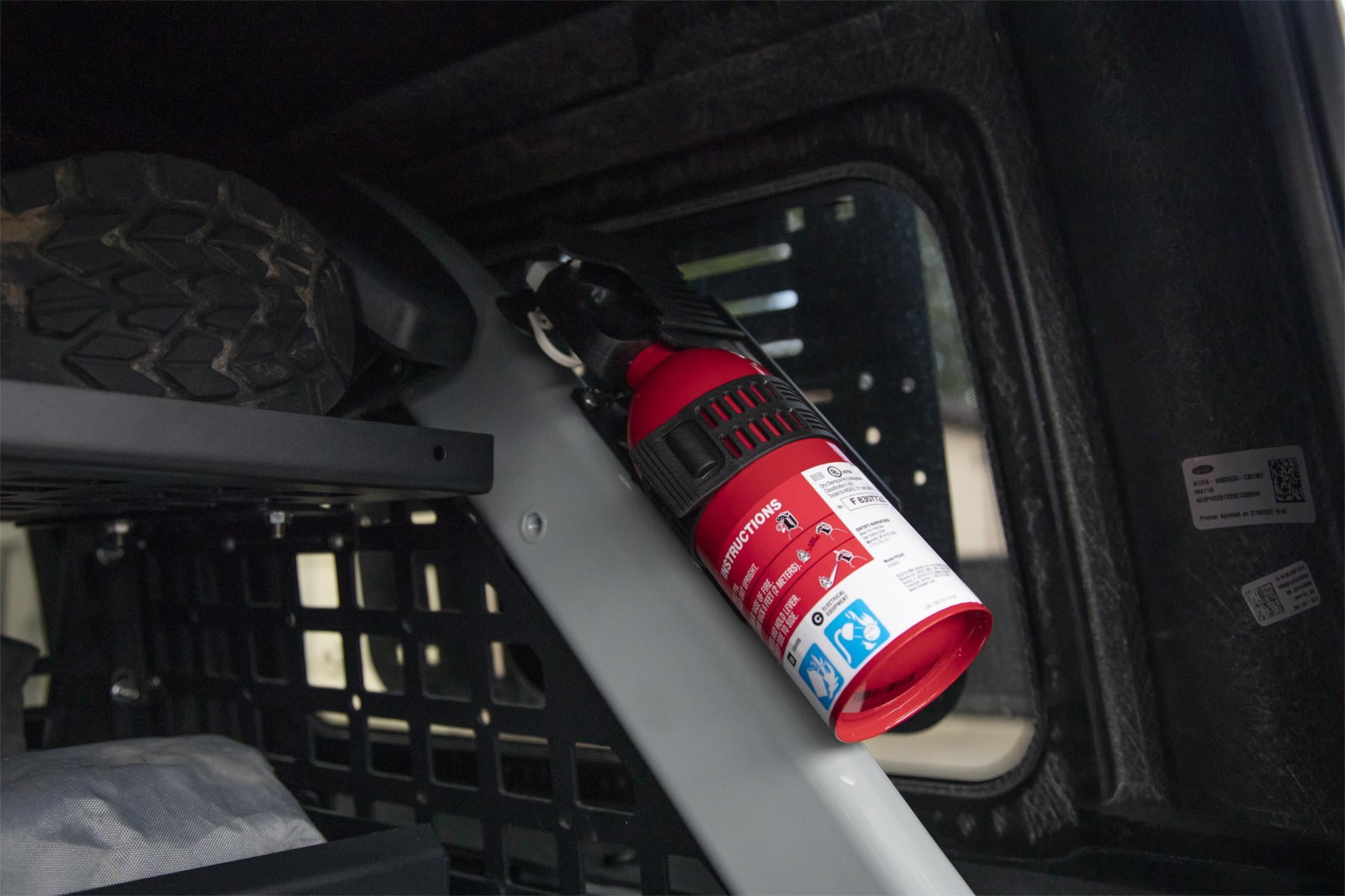 Bronco Roll Bar Fire Extinguisher Mount | 6th Gen (21+)