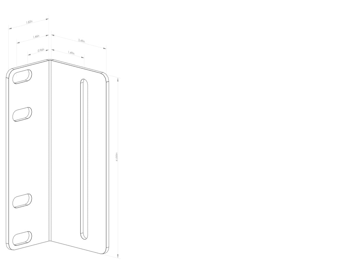 Bronco Roll Bar Fire Extinguisher Mount | 6th Gen (21+)