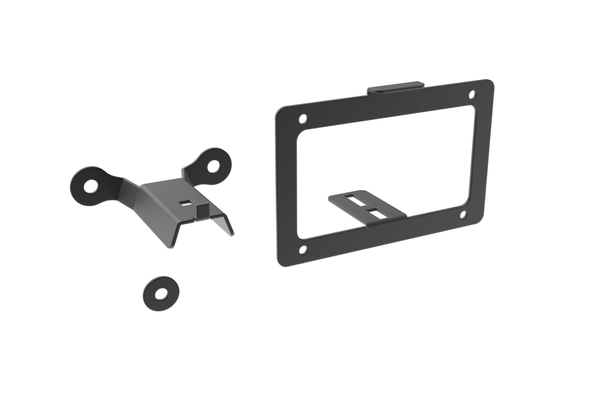 Bronco Factory Spare Tire Carrier License Plate Relocation | 6th Gen (21+)