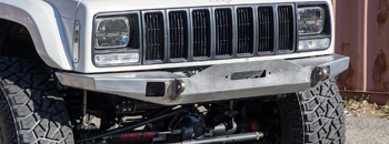 thumbnail image 2 of Chrome Front Bumper For 1984-1996 Jeep Cherokee & 1986-1992 Comanche - Steel - Direct Replacement 2 of 6