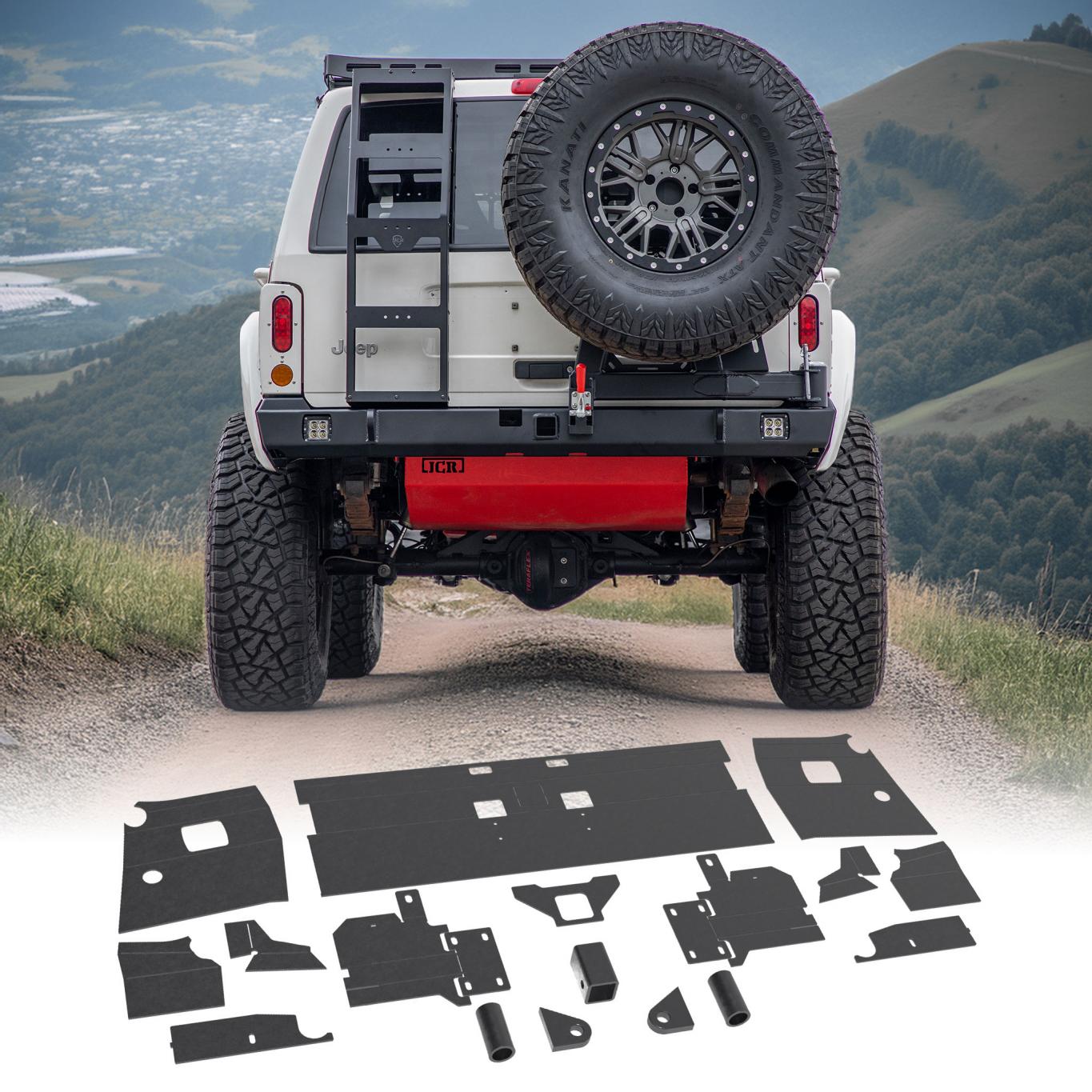 DIY XJ Bumper | Rear | Jeep Cherokee (84-01)