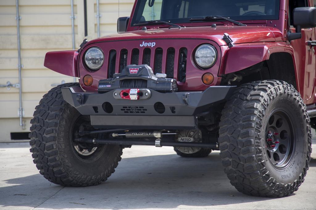 JcrOffroad JK, JL/JT Front Bumper Crusader Jeep Wrangler