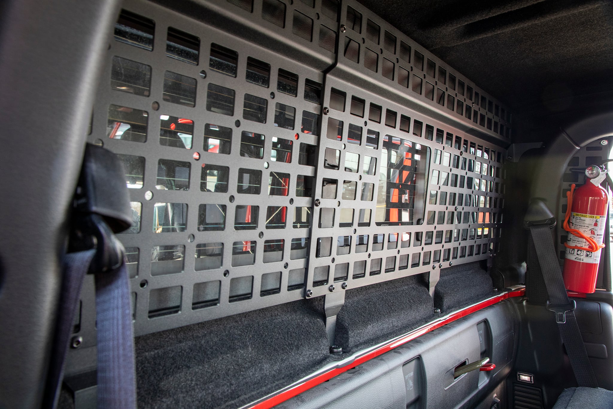 JcrOffroad JT Rear Window MOLLE Panel Jeep Gladiator (2020+)