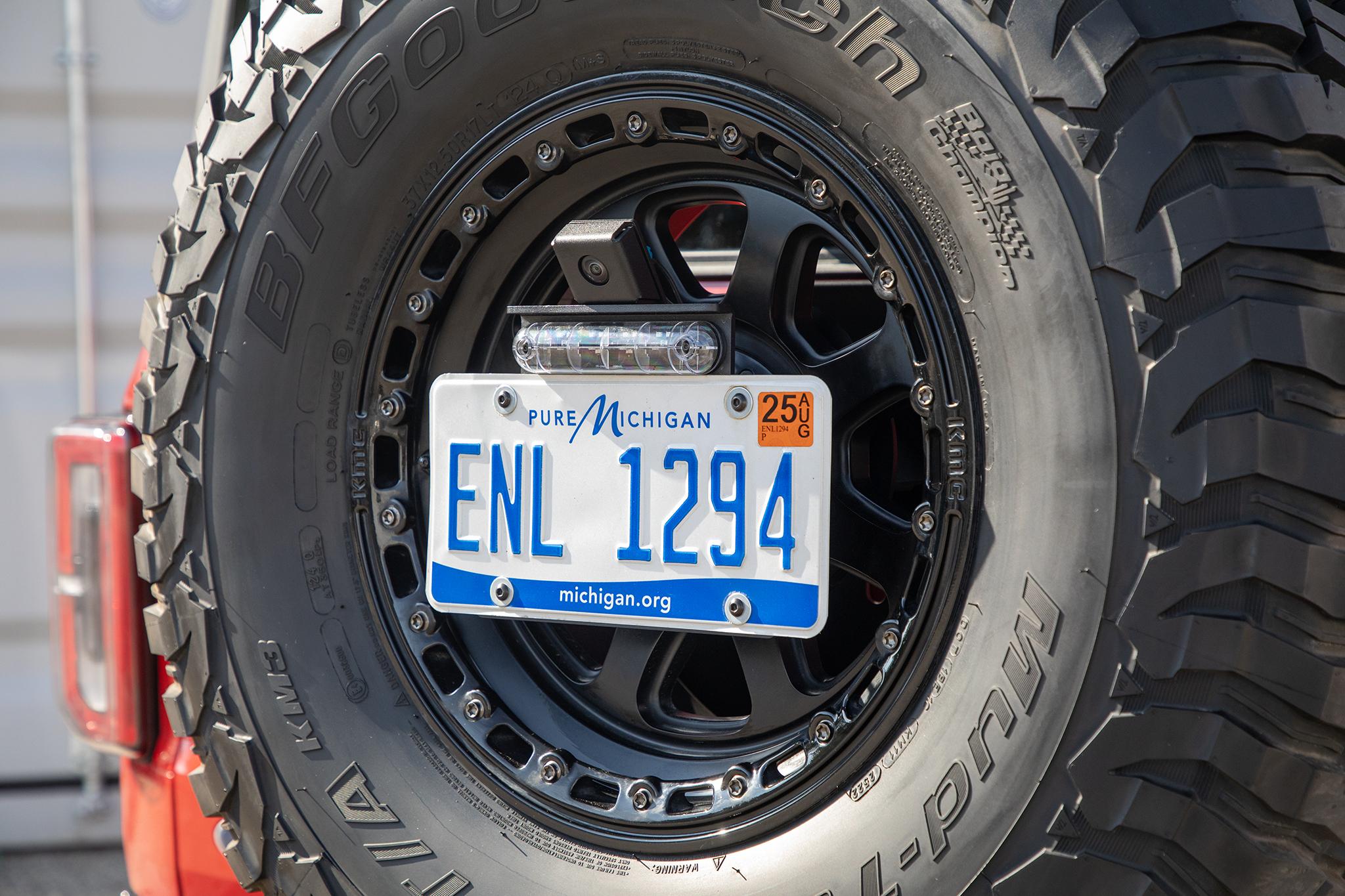 License Plate & Camera Relocation Kit