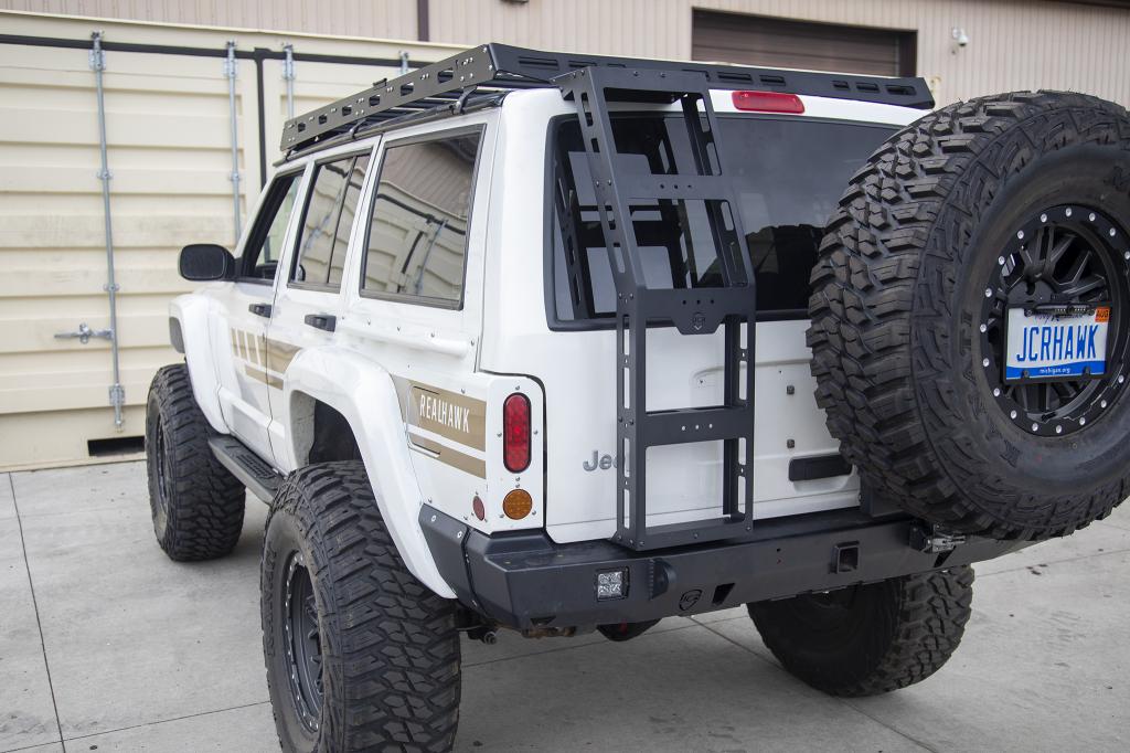 JcrOffroad XJ Hatch Ladder Jeep Cherokee 97 01 