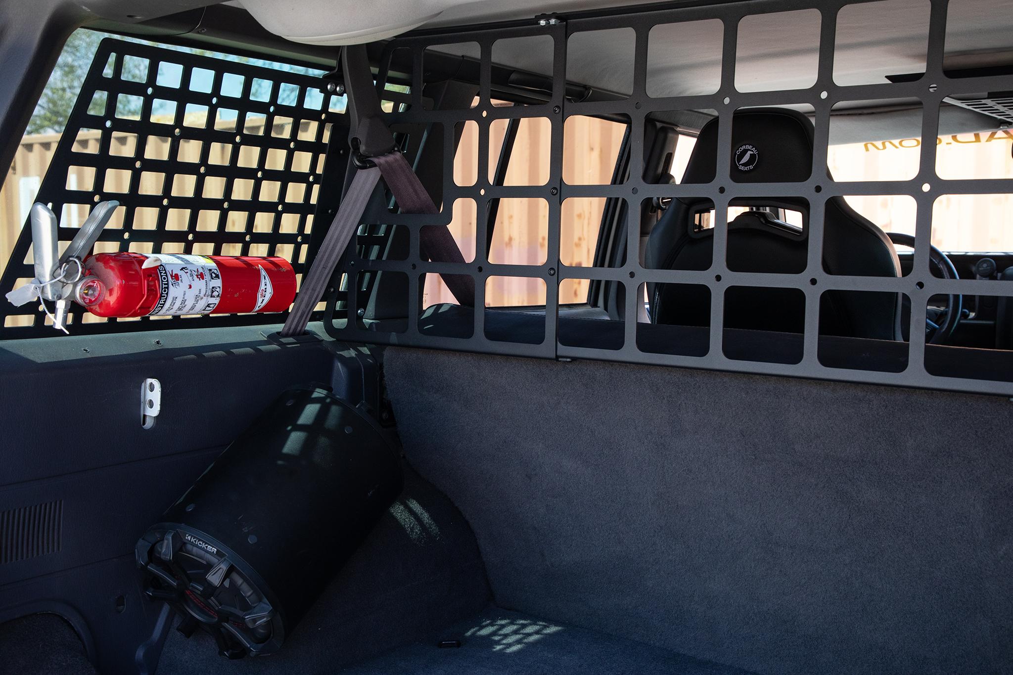XJ Pet Divider | Jeep Cherokee (84-01) (Requires Rear Window MOLLE Panels to mount)
