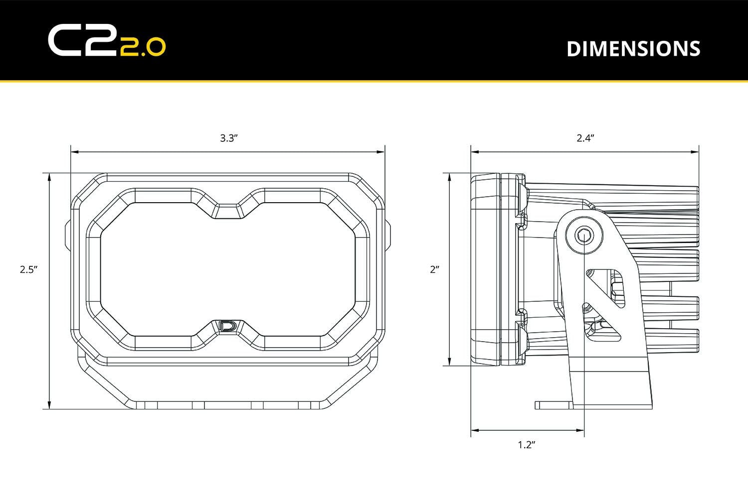 Diode Dynamics C2 2.0 LED Pods (pair)