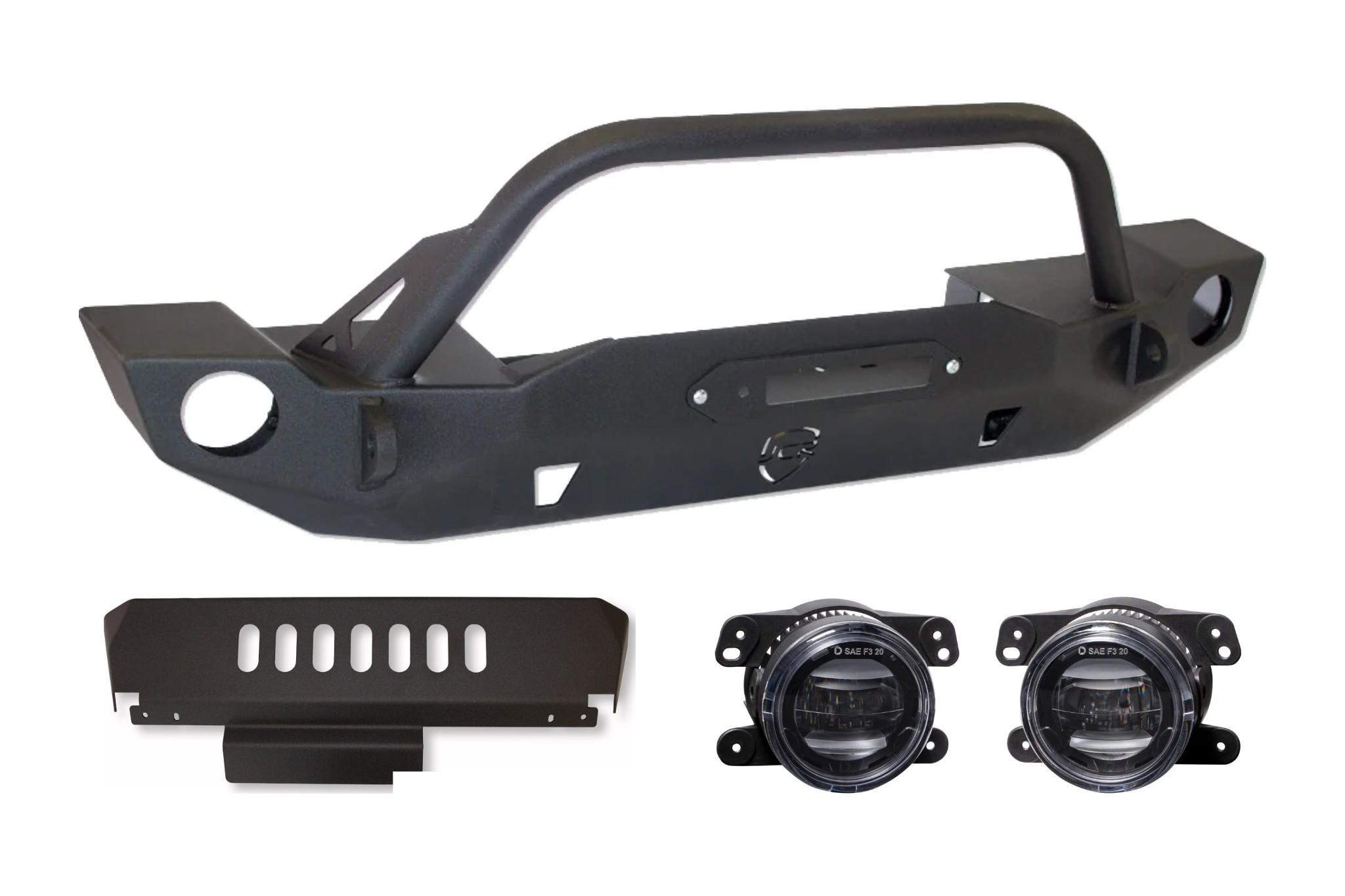 Crusader Front Bumper Bundle | Jeep Wrangler JK (07-18)