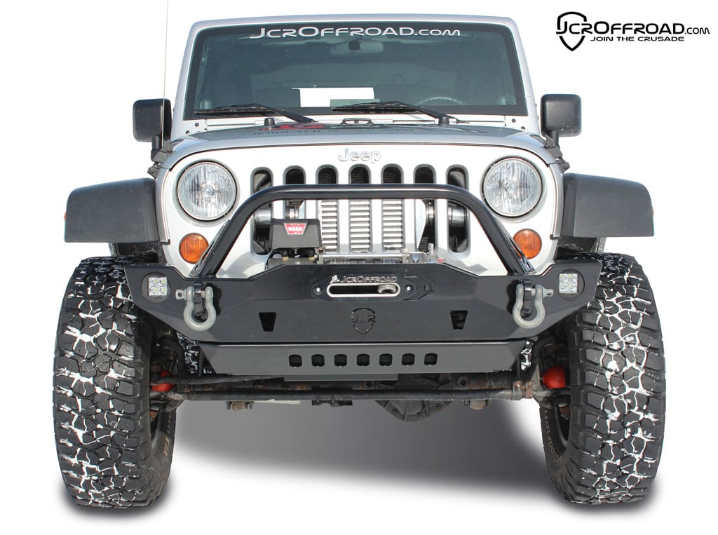 Mid-width Front Bumper | Crusader | Jeep Wrangler JK (07-18)