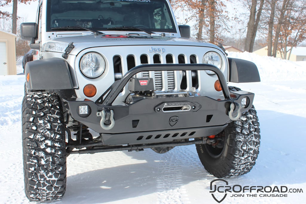 Mid-width Front Bumper | Crusader | Jeep Wrangler JK (07-18)