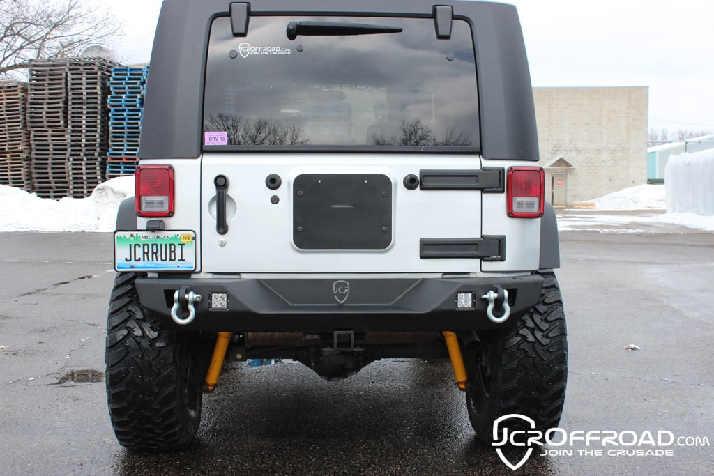 Rear Bumper Mid-width - Tire Carrier Ready | Crusader | Jeep Wrangler (07-18)