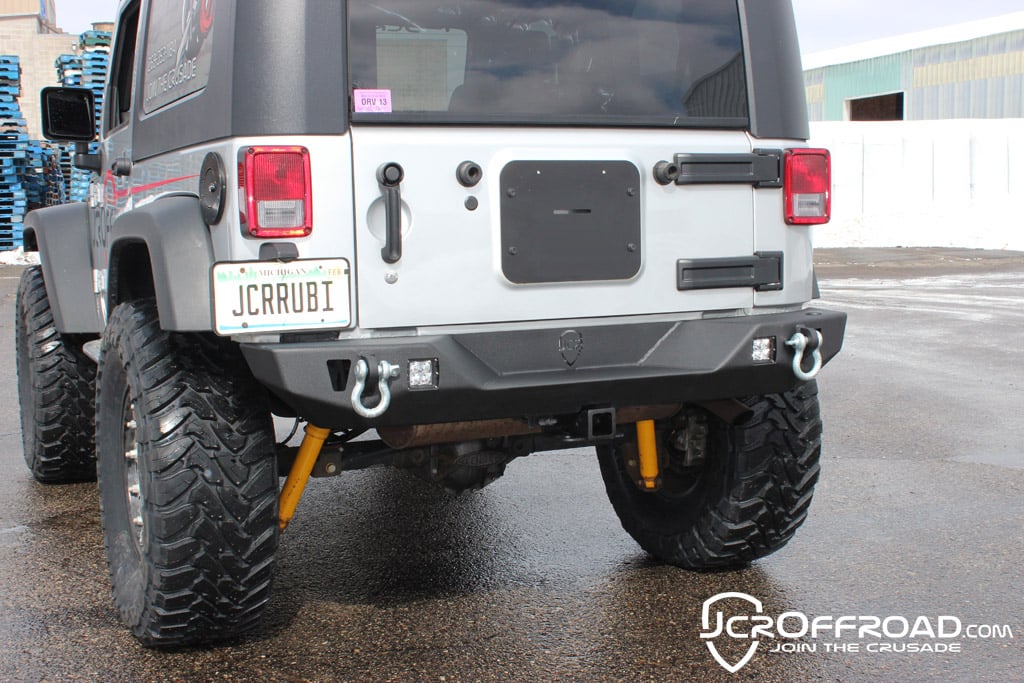 Rear Bumper Mid-width - Tire Carrier Ready | Crusader | Jeep Wrangler (07-18)