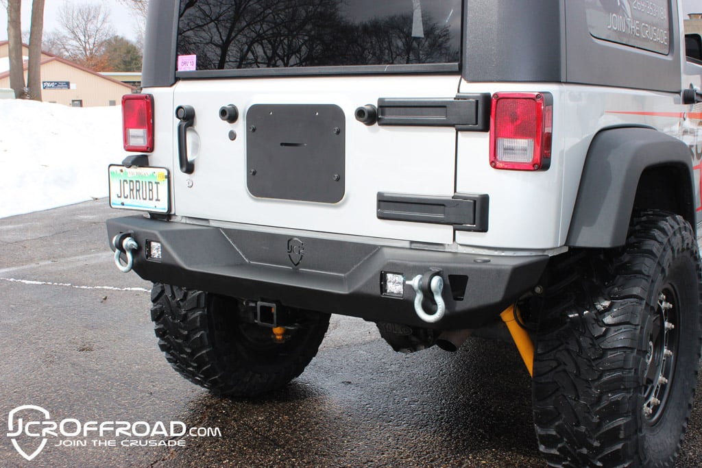 Rear Bumper Mid-width - Tire Carrier Ready | Crusader | Jeep Wrangler (07-18)