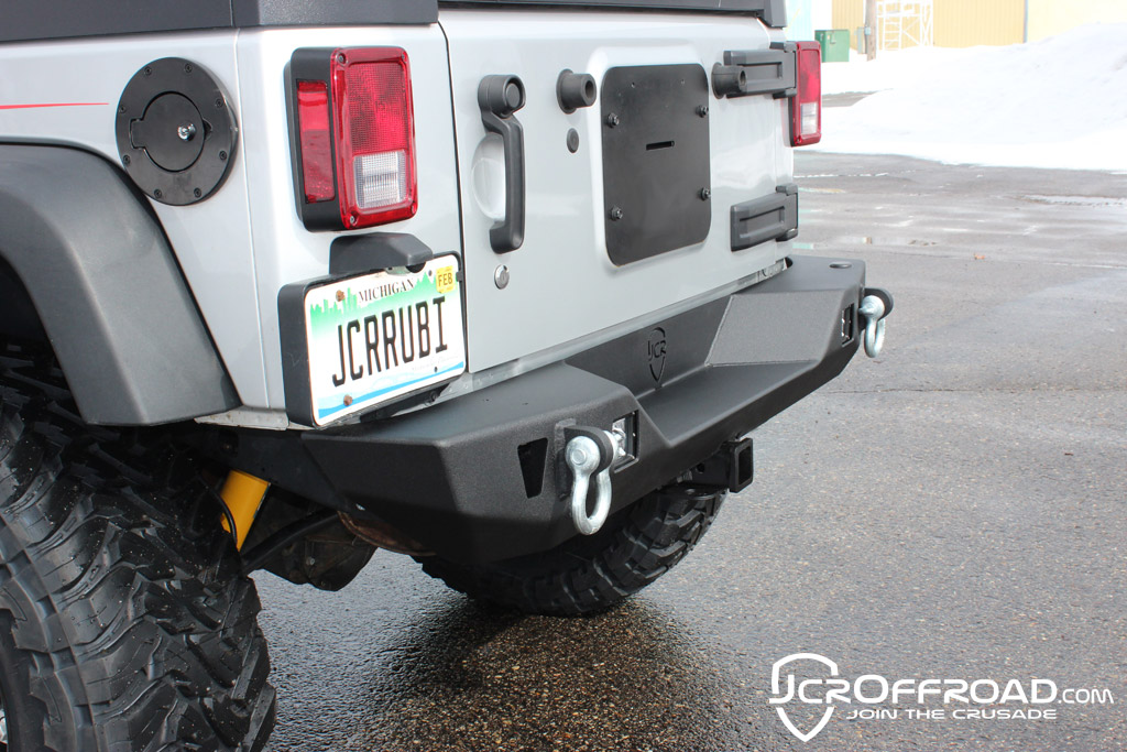 Rear Bumper Mid-width - Tire Carrier Ready | Crusader | Jeep Wrangler (07-18)