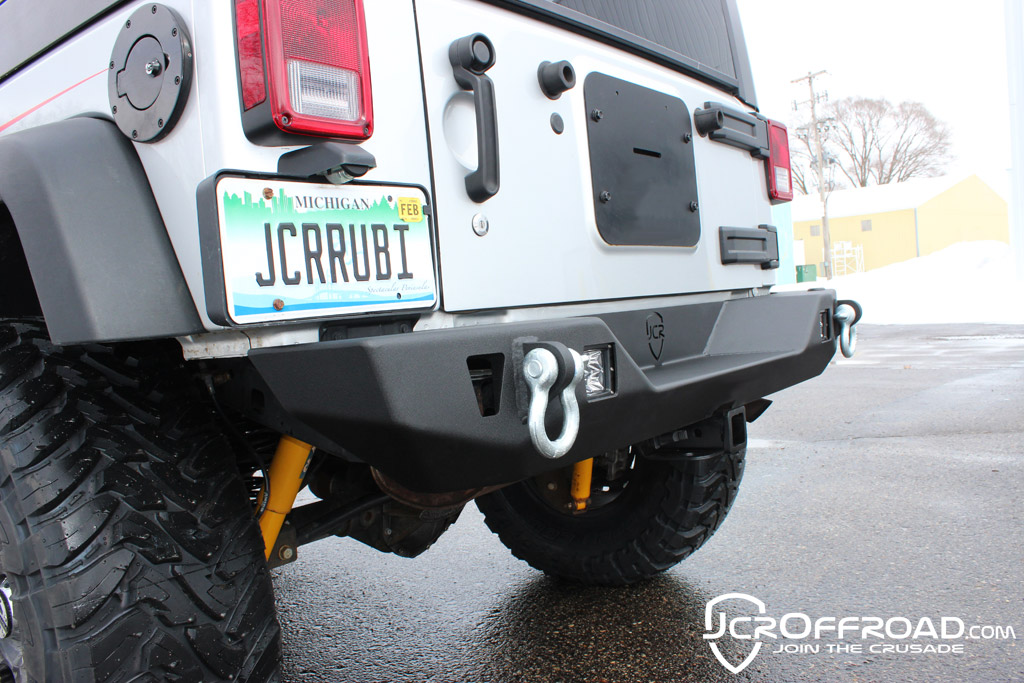 Rear Bumper Mid-width - Tire Carrier Ready | Crusader | Jeep Wrangler (07-18)