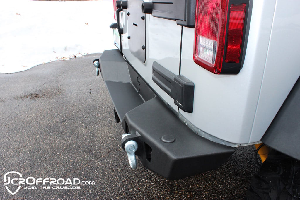 Rear Bumper Mid-width - Tire Carrier Ready | Crusader | Jeep Wrangler (07-18)