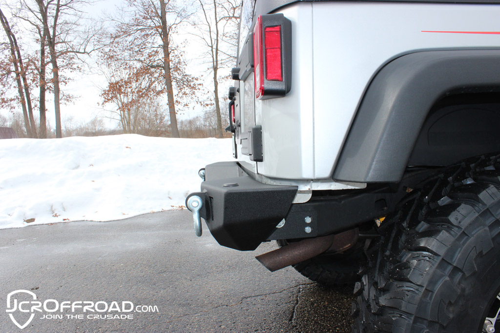 Rear Bumper Mid-width - Tire Carrier Ready | Crusader | Jeep Wrangler (07-18)