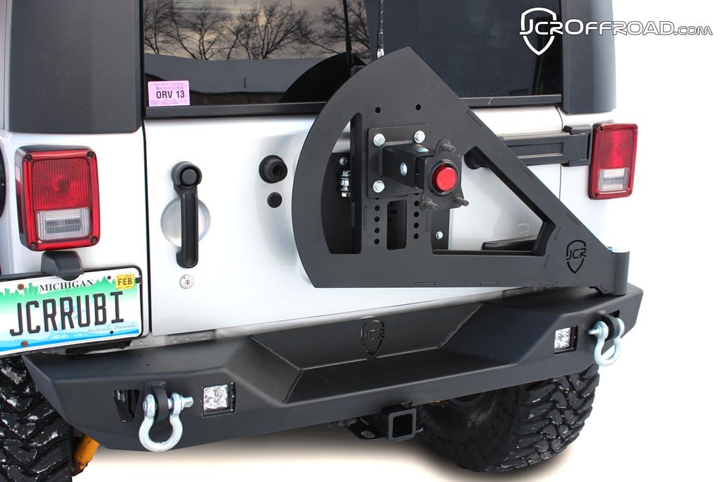 Tire Carrier | Shield Gate Swinging | Jeep Wrangler JK (2007-2018)