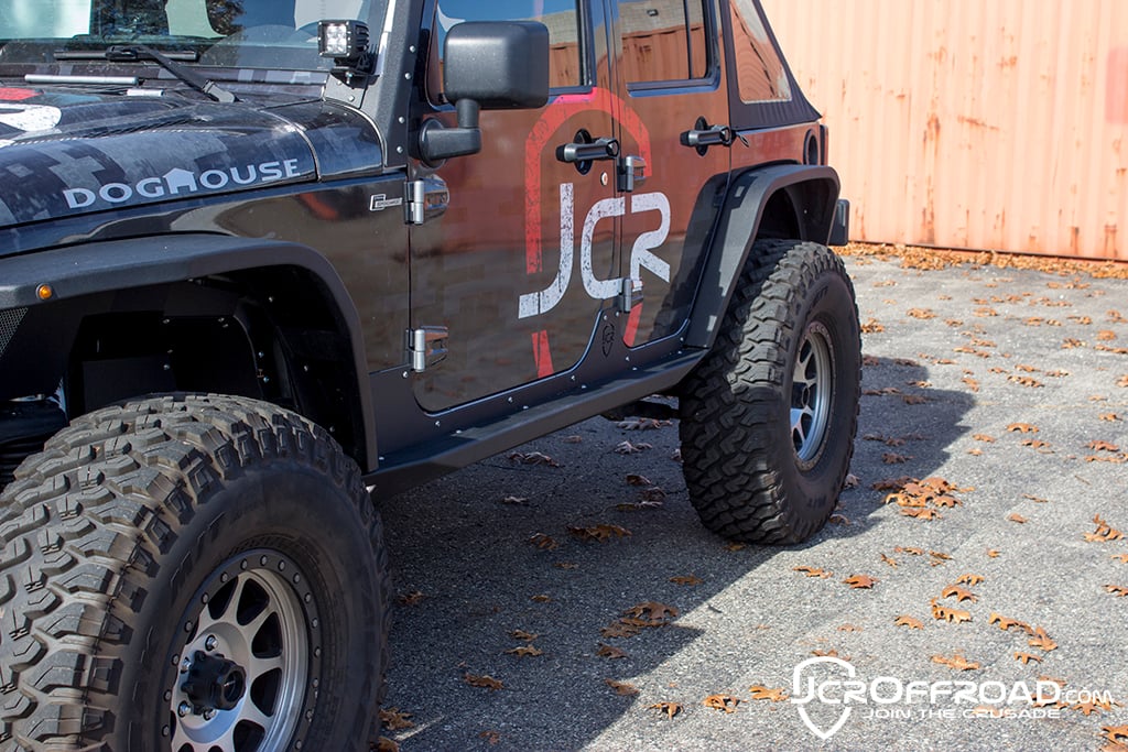 Boatside Rocker Guards | Crusader | 4 Door Jeep Wrangler (2007-18)