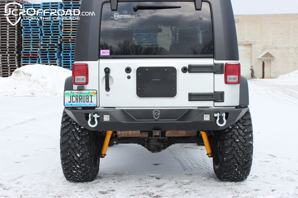 Rear Bumper Full-Width - Tire Carrier Ready | Vanguard | Wrangler (07-18)