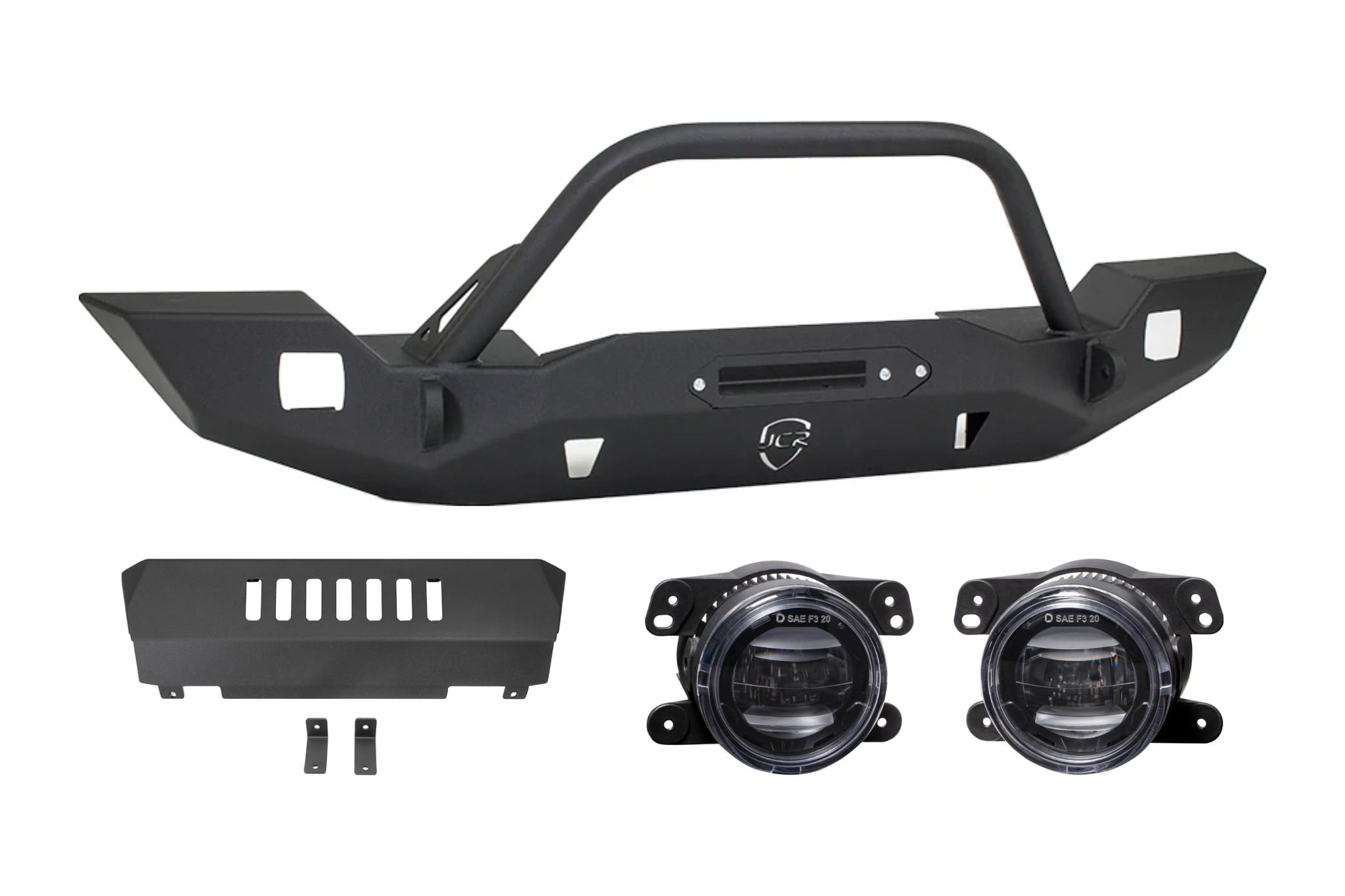 Vanguard Front Bumper Bundle | Jeep Wrangler JL (18+) & Gladiator JT (20+)