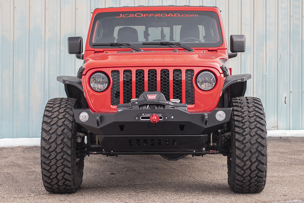 Mid-width Front Bumper | Crusader | Jeep Wrangler JL (18+) & Gladiator JT (20+)