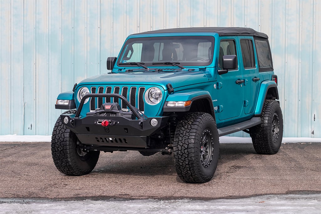 Mid-width Front Bumper | Crusader | Jeep Wrangler JL (18+) & Gladiator JT (20+)