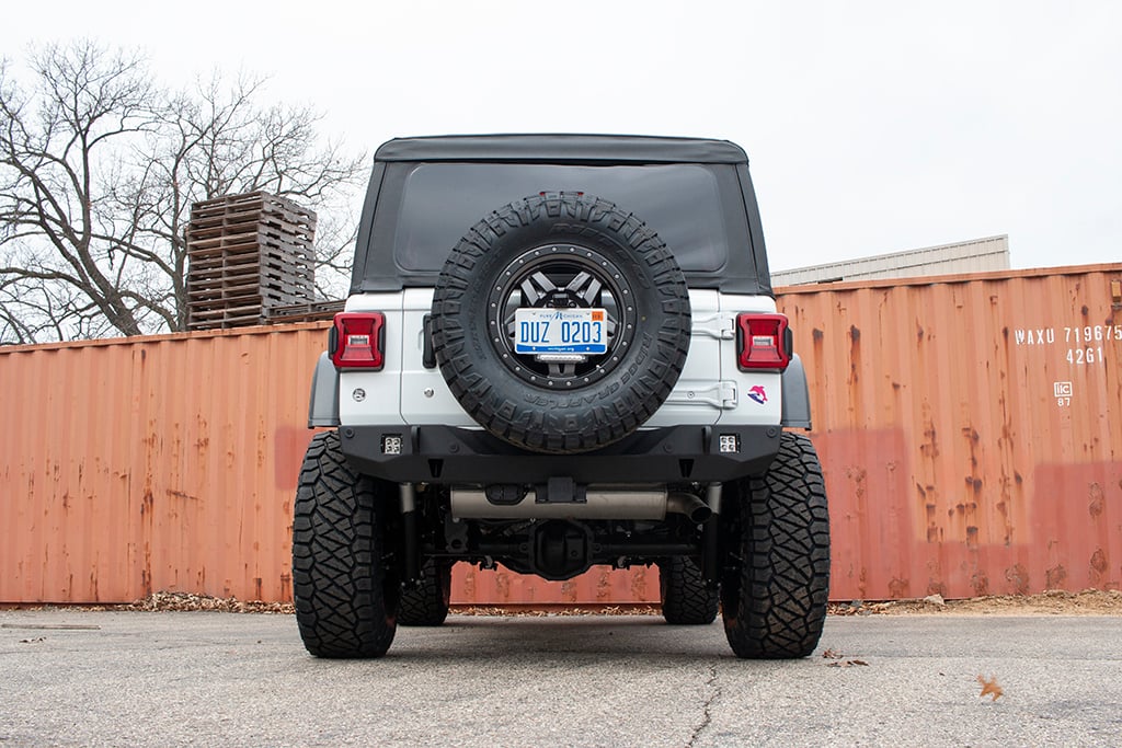 Rear Bumper Mid-width - Tire Carrier Ready | Crusader | Wrangler (2018+)