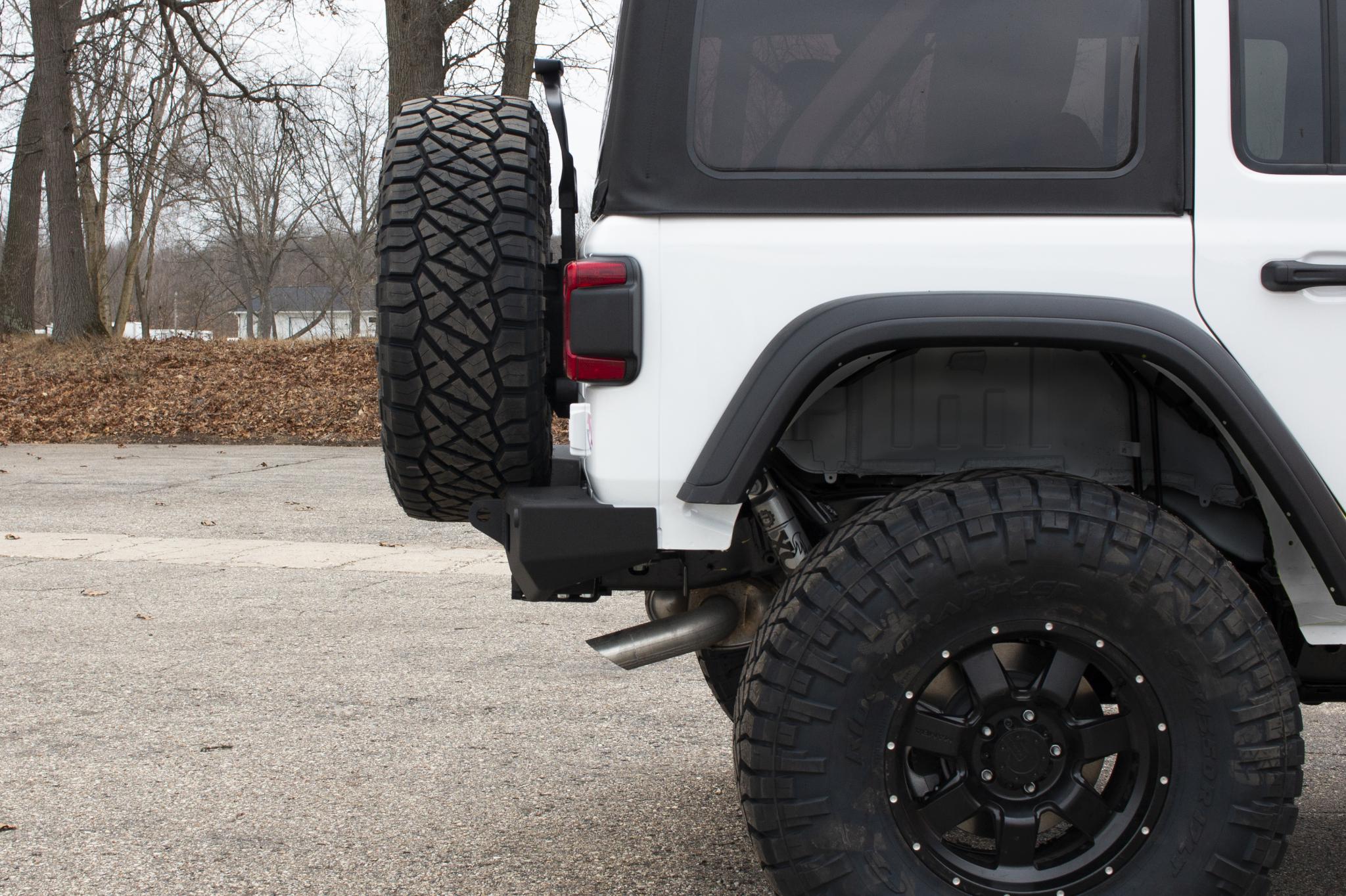 Rear Bumper Mid-width - Tire Carrier Ready | Crusader | Wrangler (2018+)