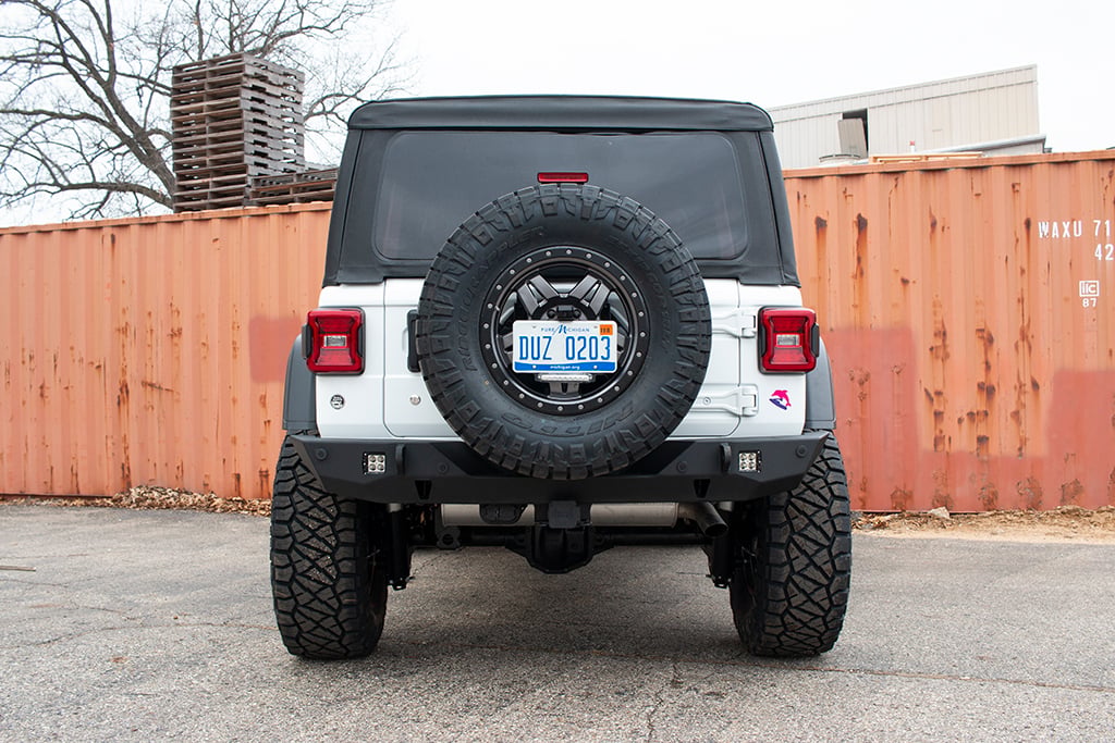 Rear Bumper Full-Width - Tire Carrier Ready | Vanguard | Wrangler (2018+)