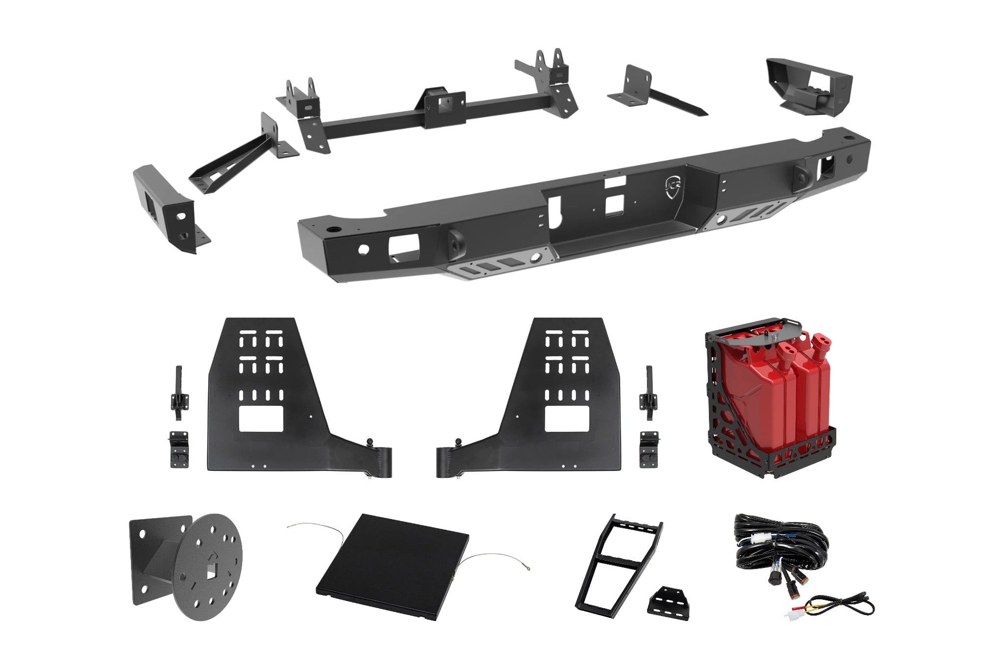 Rear Bumper Bundle 2 - Overland | Jeep Gladiator JT (20+)