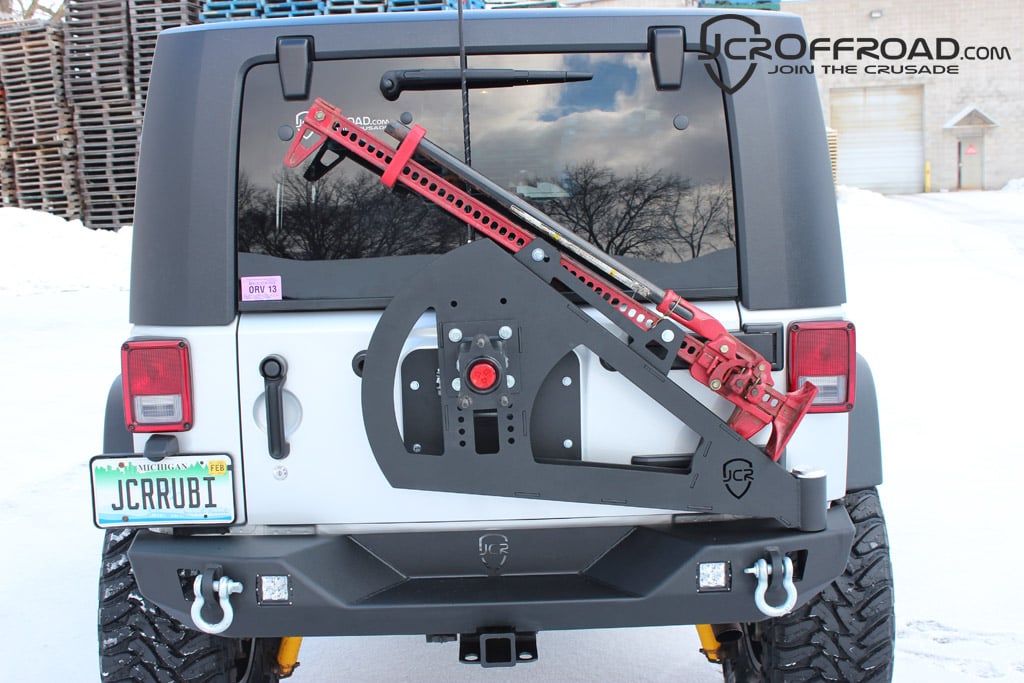 Shield Tire Carrier Hi-Lift Mount | Jeep Wrangler JK  (07-18)