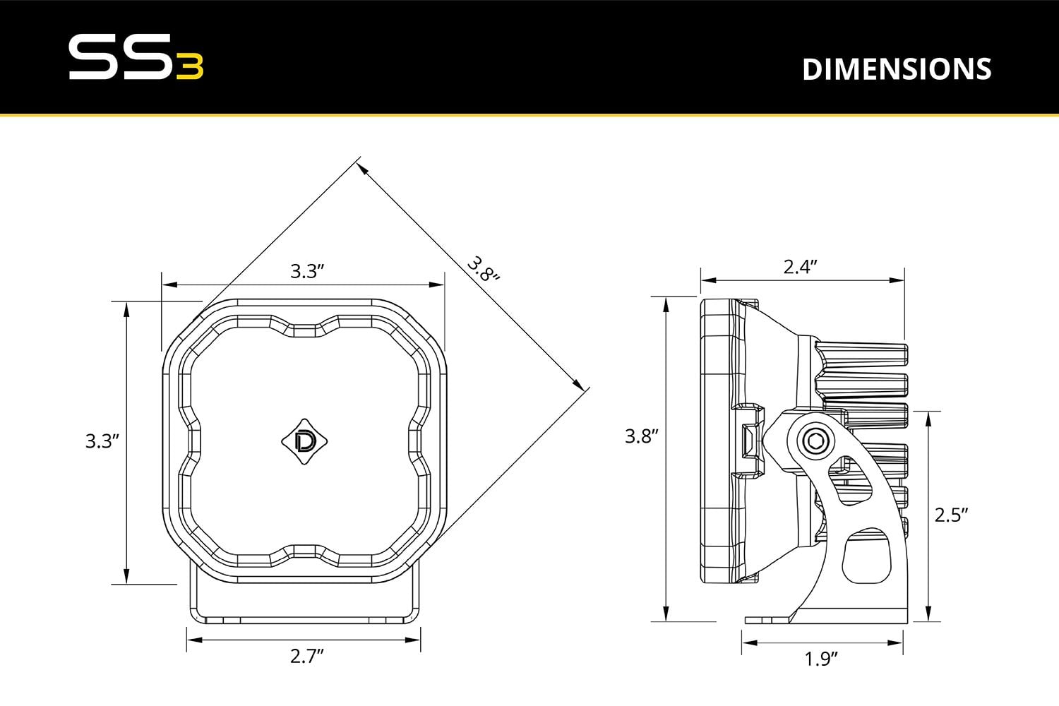 Diode Dynamics SS3 LED Pods (pair)