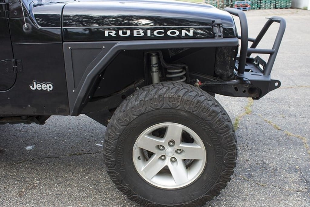 Jeep Tube Fenders | Front Crusader Mid-Width | Jeep Wrangler TJ, LJ, YJ (87-06)