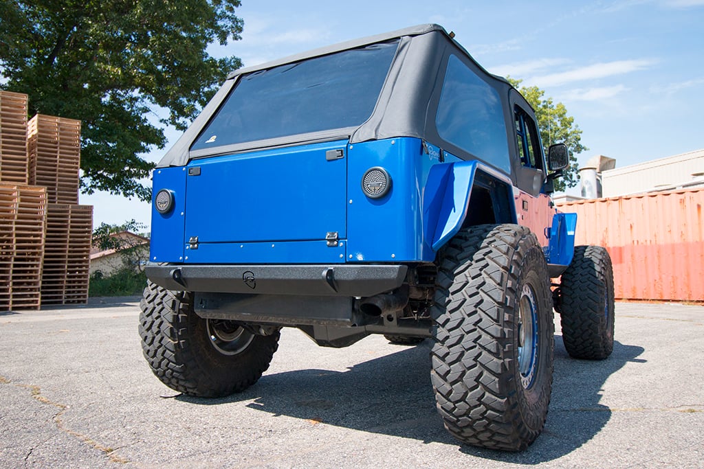 Wrangler Rear Bumper | Dagger | Jeep TJ, LJ, YJ (86-06)
