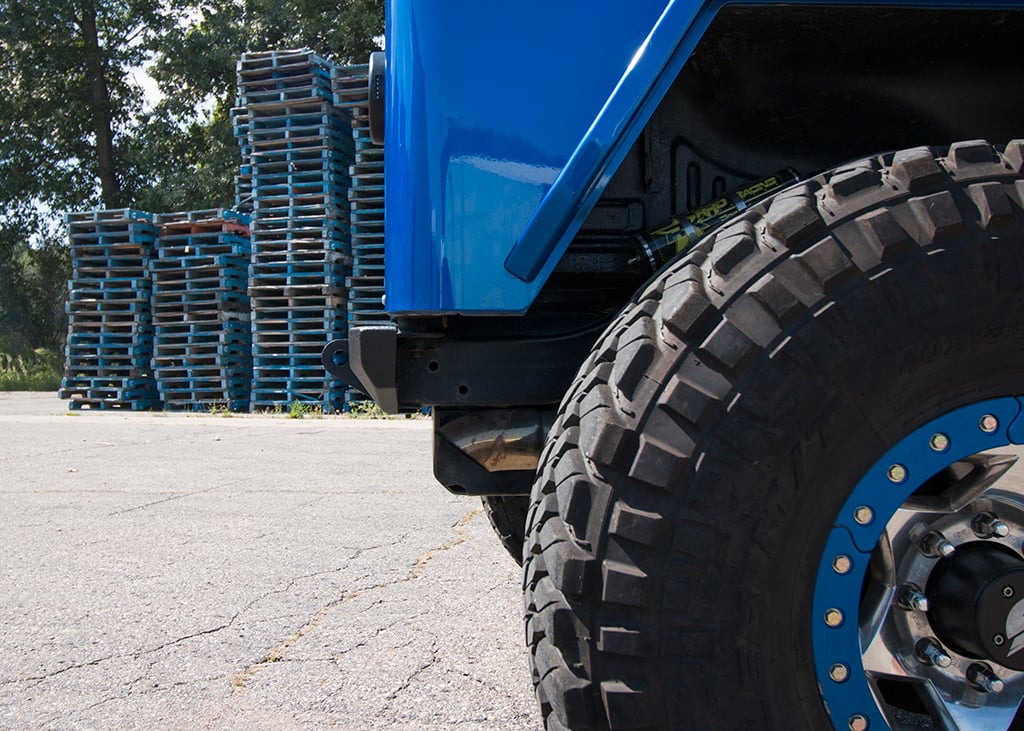 Wrangler Rear Bumper | Dagger | Jeep TJ, LJ, YJ (86-06)