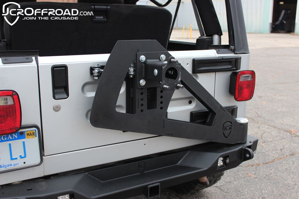 Wrangler Tire Carrier | Shield Gate Swinging | Jeep Wrangler TJ, LJ (97-06)