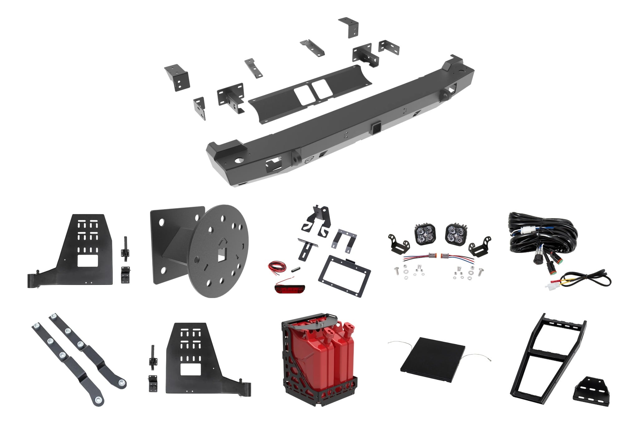 Rear Bumper Bundle 2 - Overland | Jeep Cherokee XJ (84-01)