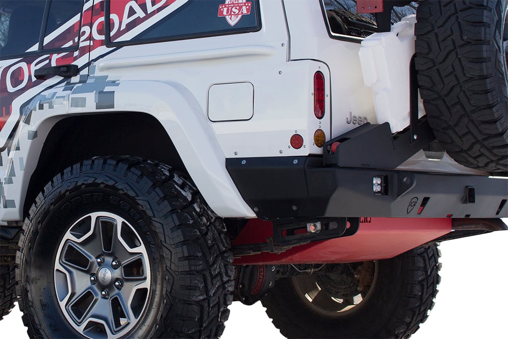 XJ Integrated Upper Quarter Panel Armor | Rub Rail | Jeep Cherokee (97-01)
