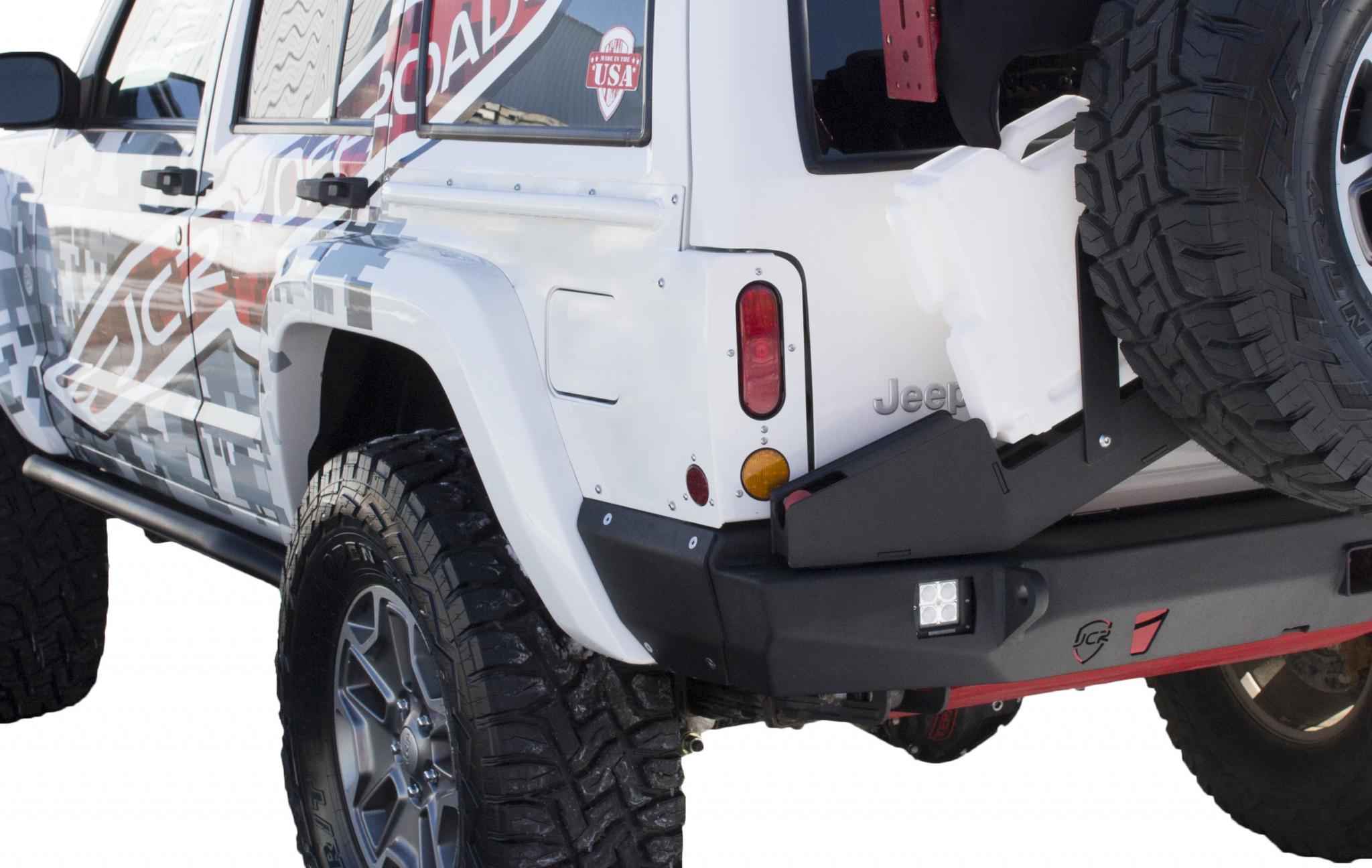 XJ Integrated Upper Quarter Panel Armor | Rub Rail | Jeep Cherokee (97-01)