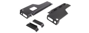 XJ Integrated Upper Quarter Panel Armor | Rub Rail | Jeep Cherokee (97-01)