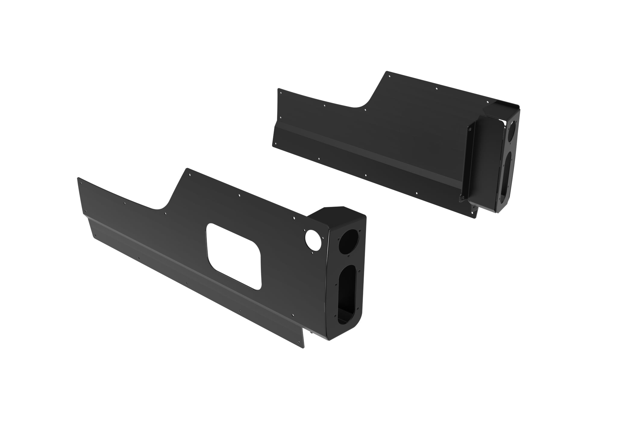 XJ Integrated Upper Quarter Panel Armor | Rub Rail | Jeep Cherokee (97-01)